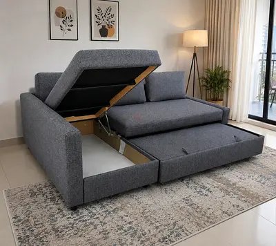 FRIHETEN Corner Sofa Bed with Storage 🛋️ Brand New Condition – Neat Clean ✅ L-Shape Corner S