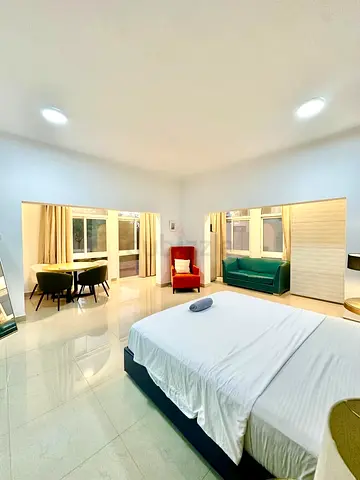 Huge Furnished Studio Room with Private Bathroom Garden | Umm Suqeim / Kite Beach
