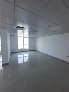 Semi-divided office for annual rent in Sharjah – Al Majaz 2. A prime location with a direct view o