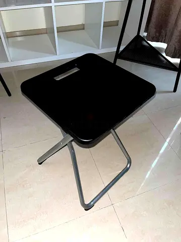 IKEA GUNDE folding stool black