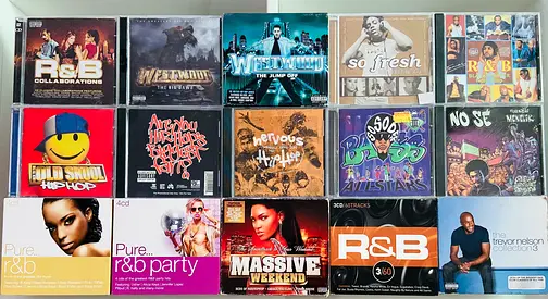 15 RnB and Hip-Hop Music CD’s
