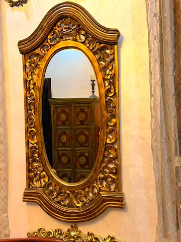 Marina Ornate Carved Gold Wall Mirror - Vintage Style