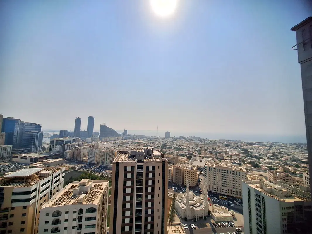 **Apartment for Annual Rent in Sharjah – Al Majaz 3 | Largest Space with a Stunning Sea View**