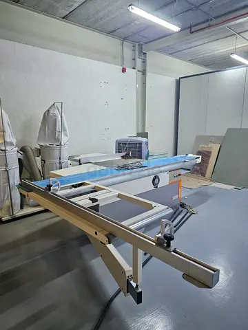 Industrial Woodworking Machine - Paint Booth, Circular saw combined surface / thickness , Duct