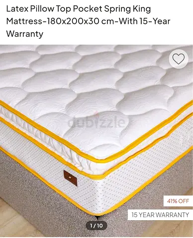 Latex king mattress Urgent Sale Only Today