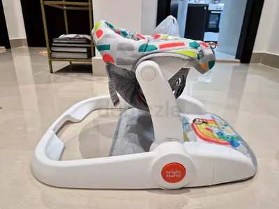 Bright Starts Playful Paradise Learn-to-Sit 2-Position Floor seat baby chair feeding