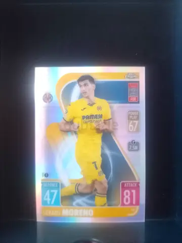 Gerard Moreno Panini Match Attax Trading Card (Villarreal) - Rare Holo