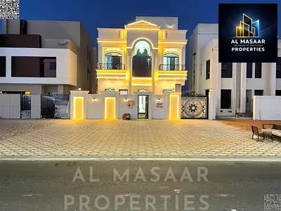 A luxurious classic villa in Al-Haliu 2 on a main street, with a 15-meter front setback that gives you privacy and extra space.