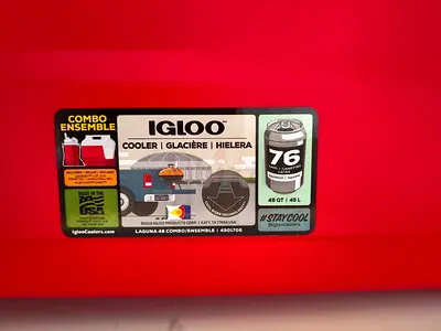 Igloo Laguna 48 Nat Ice Sht 88 Cube cooler