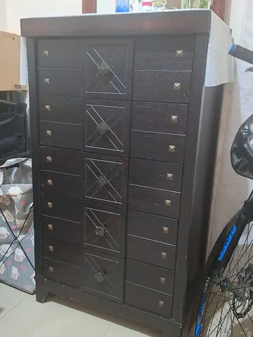 Chest drawer 5 shelves with mirror