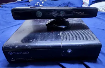 Xbox 360 Console with Kinect Sensor and Controllers