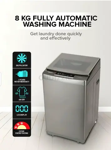 8 kg Fully Automatic Top Load Washing Machine - Good Condition