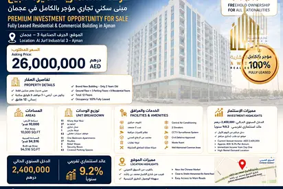 Fully leased residential commercial building