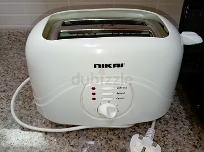 Nikai 2-Slice Toaster - White, Good Working Condition