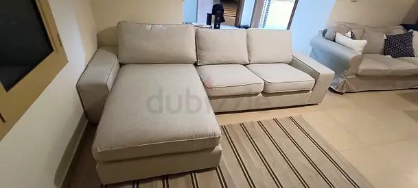 Ikea kivik L shape sofa