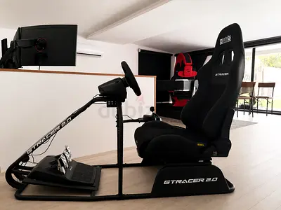 Gaming Wheel Chair including all Logitech Equipment