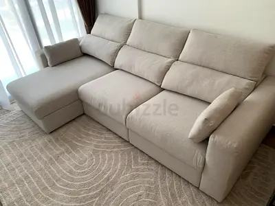 Ikea Eskilstuna L shape sofa bed with storage
