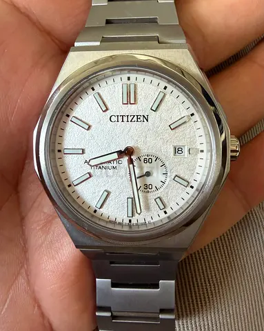 Citizen Super Titanium Automatic | White Dial | Full Set