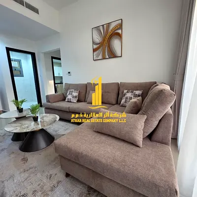✨ Luxury apartment for monthly rent, one bedroom and a hall with an open view, fully furnished with elegant furniture and a fully equipped kitchen
