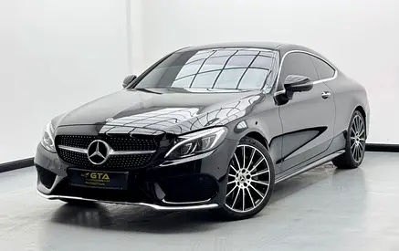 2017 Mercedes-Benz C300 Coupe, Mercedes Service History, Excellent Condition, GCC