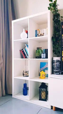 KALLAX Shelving unit, white, 77x147 cm - Excellent condition
