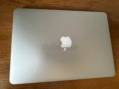 Apple MacBook Air with gradient hard case (Silver, Pink Blue) - Good condition