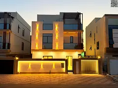 Luxury villa in Al-Haliou 2, opposite Al-Hamidiyah Park. Modern design and VIP finishing. Garden and