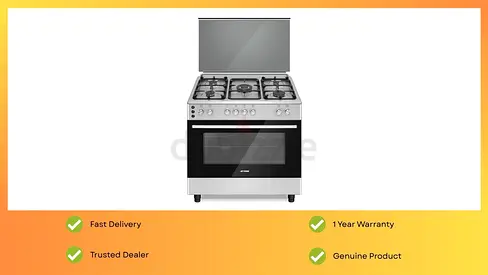 The All New Aftron 90x60 Free Standing Gas Cooking Range with Fan