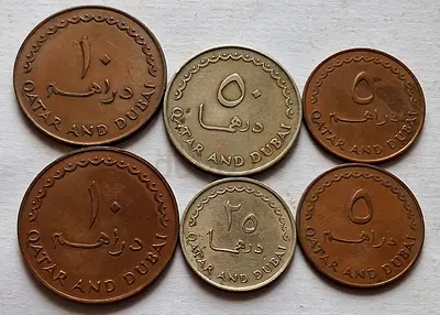 Qatar dubai coin