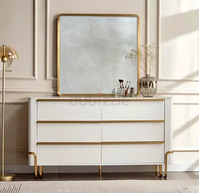 Modern White Dresser