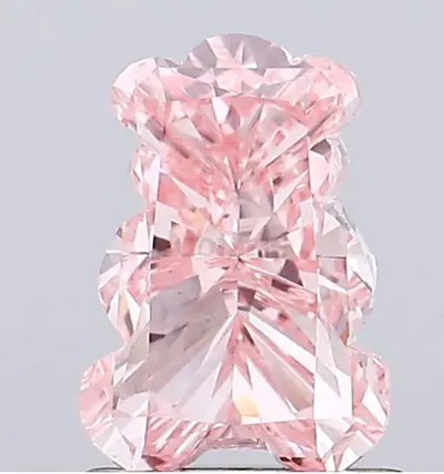 1.30 carat PINK TEDDY BEAR LAB GROWN DIAMONDS FOR SALE IGI CERTIFIED