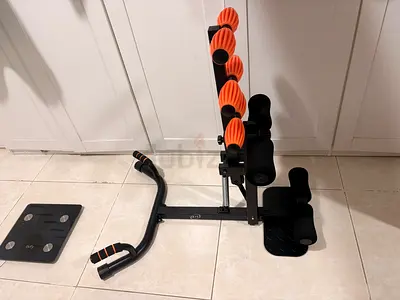 Compact Home Squat and Thigh Trainer - Adjustable Workout Machine - six packs machine