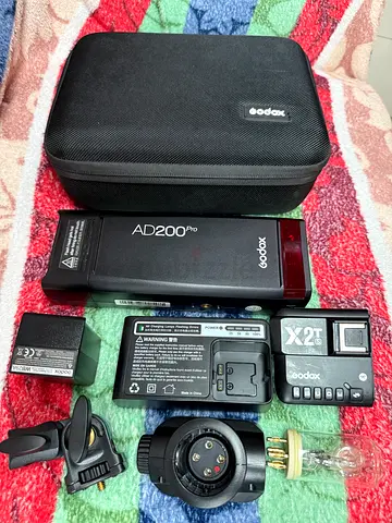 Godox AD200 Pro Portable Flash + Godox X2T-S Wireless Flash Trigger