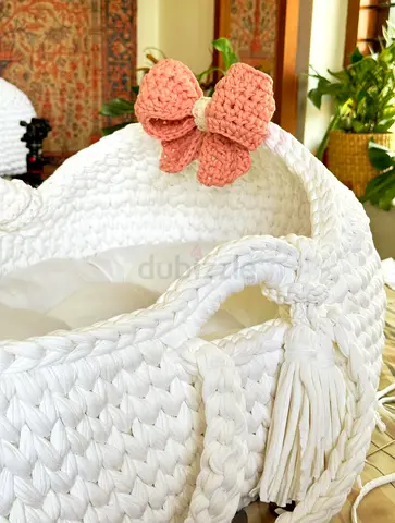 Baby Moses Basket - White