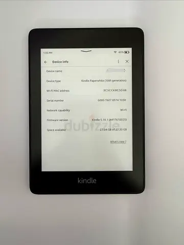 Amazon Kindle Paperwhite (10th gen) - Excellent Condition