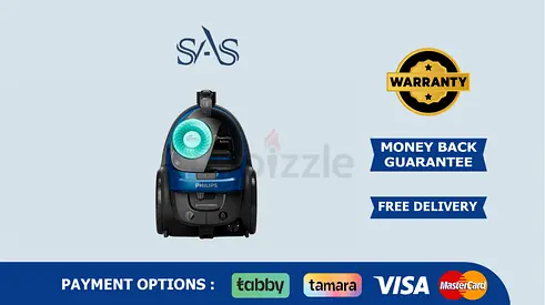 Philips Canister Vacuum Cleaner | Blue | FC957062 | New | Free Delivery | Warranty