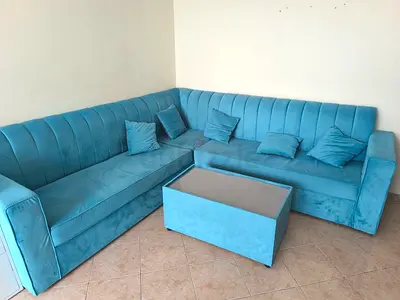 Sofa with table