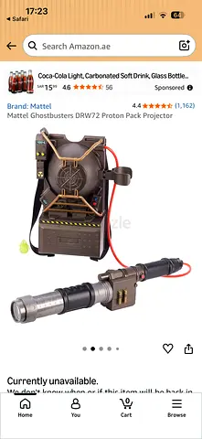 Mattel Ghostbusters Proton Pack Roleplay Toy (Proton Pack Wand)