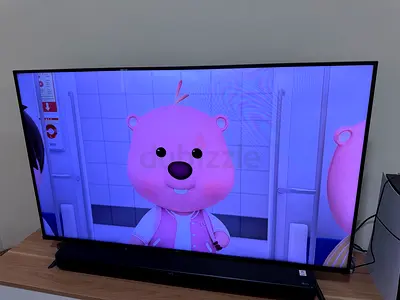 Two Tvs (Hicense 50in and TCL 55in) and a soundbar