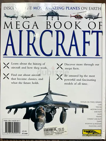 Mega Book of Aircraft - Illustrated Guide (Hardcover/Like New)