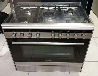 Siemens Full Gas Cooker Heavy Duty 90x60cm with oven made in Italy