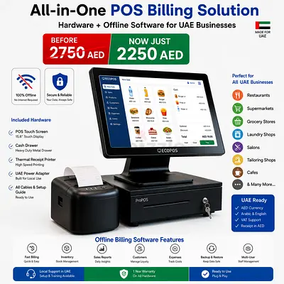 POS Billing Combo All New i7 touch screen system combo with software