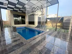 Fully Furnished Villa with Private Pool for Rent in Al Alia, Ajman | 4 Master Bedrooms | Annex | Gre