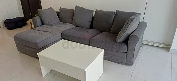 IKEA VIMLE Sofa Bed with chaise and ottoman storage