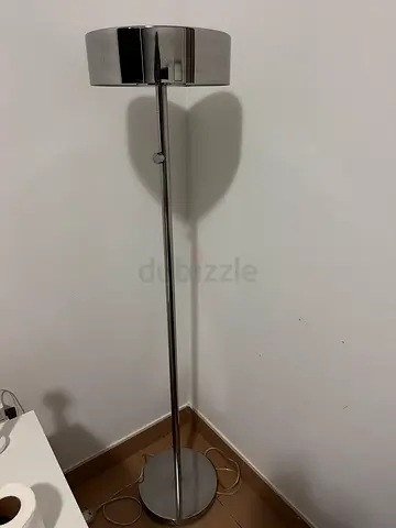 Chrome Floor Lamp - Tall Modern Standing Lamp