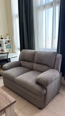 Home Box 2-Seater Grey Sofa – Excellent Condition