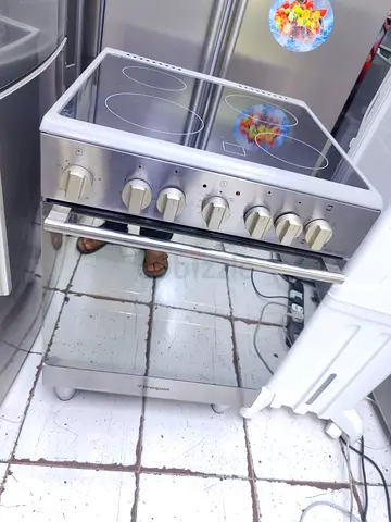 Bompani latest model full electric ceramic 4 hobs oven fan cooking range 60x60 al qasam