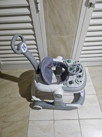 Comfortable Baby Walker with Interactive Steering Toy