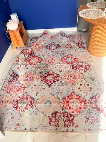 Red  Beige Carpet 160X230cm