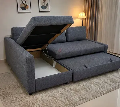 Corner Sofa Bed with Storage  Brand New Condition – Neat  Clean  L-Shape Corner S